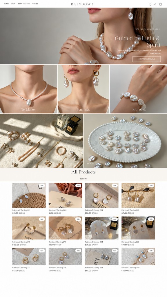 RAINBOWZ Shopify store